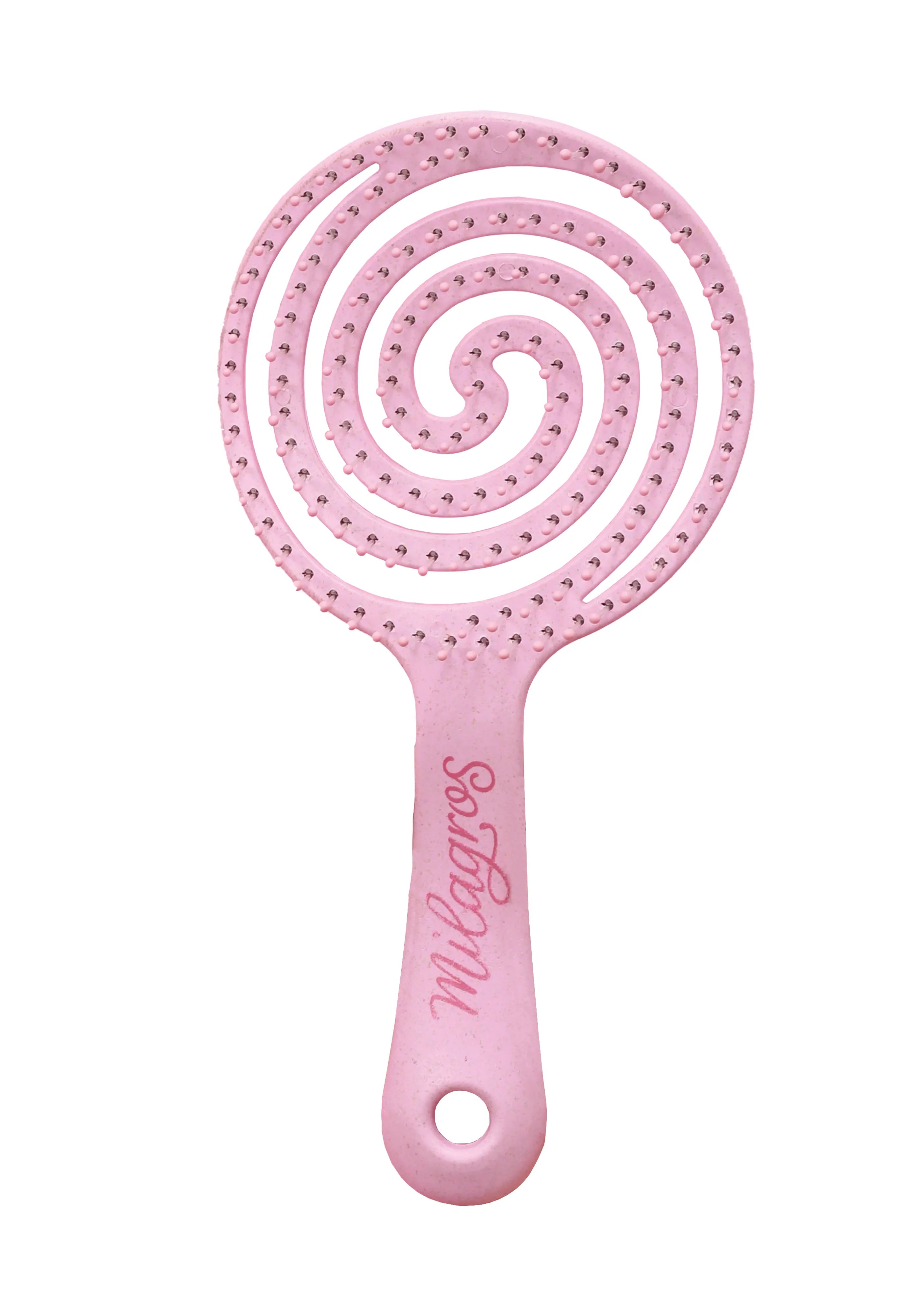 Cepillo Anti Enredo Y Masajeador Capilar 2 En 1 Rosado