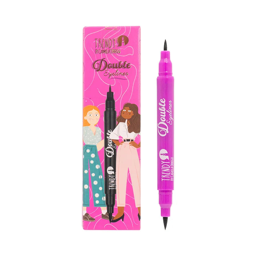 Delineador En Plumón Doble