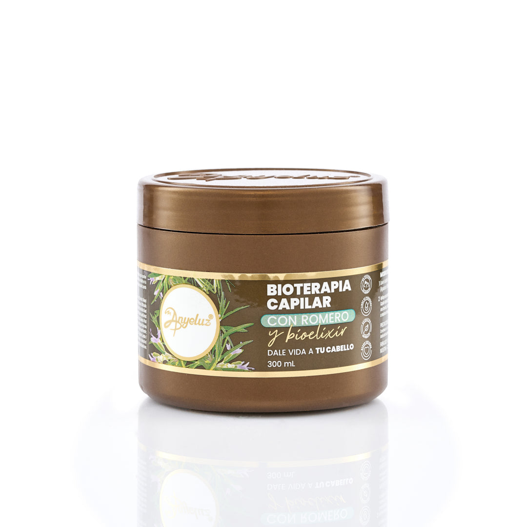 BIOTERAPIA CAPILAR CON ROMERO Y BIOELIXIR ANYELUZ