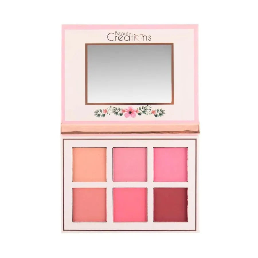 Paleta De Rubores Floral Bloom Beauty Creations - 6 Tonos