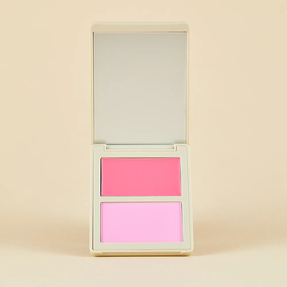 Rubor En Dúo Allubre Crema Y Polvo Compacto